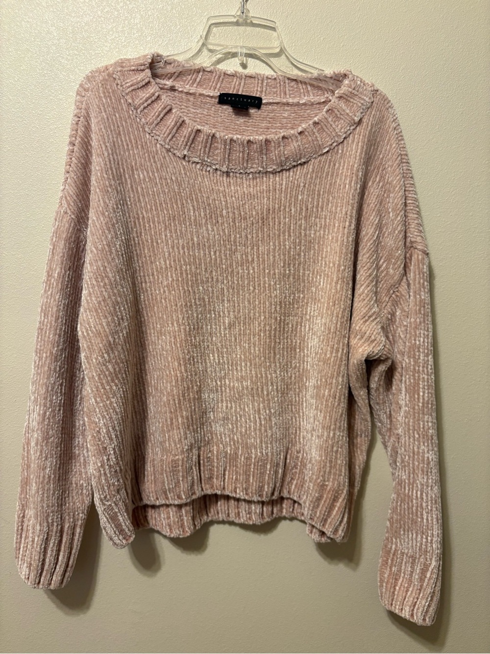 Sanctuary Dusty Pink Crewneck Sweater